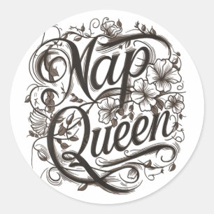 Nap Queen - Aufkleber