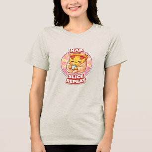 Nap Slice Repeat Pizza Shirt – Cute Kawaii Cozy Te