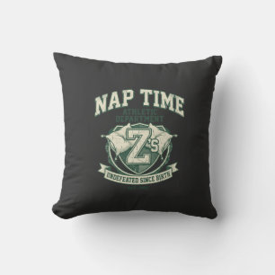 Nap Time Athletic Department Lustig Vintage Varsit Kissen