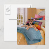 Nap Time for Puppy Postkarte (Vorne/Hinten)