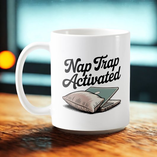 Nap Trap Activated | Emotional Mood with a Pillow Kaffeetasse