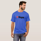Napa California Heart Script gift T-Shirt (Vorne ganz)
