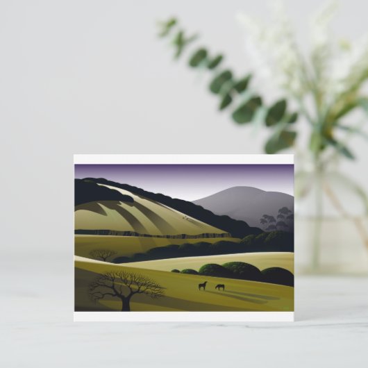 Napa Hills Postkarte (Stehend Vorderseite)