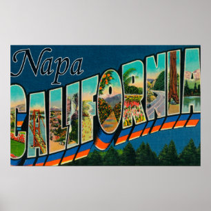 Napa, KalifornienGroße BriefszenenNapa, CA Poster