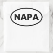 NAPA OVALER AUFKLEBER (Tasche)