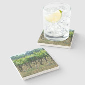 Napa Rebe-MarmorUntersetzer Steinuntersetzer (Seitenansicht)