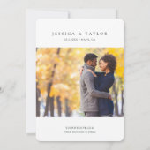 Napa Save the Date WInery Wedding Einladung (Rückseite)