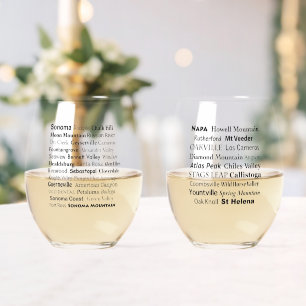 Napa & Sonoma Stemless Weine Set Weinglas Ohne Stiel