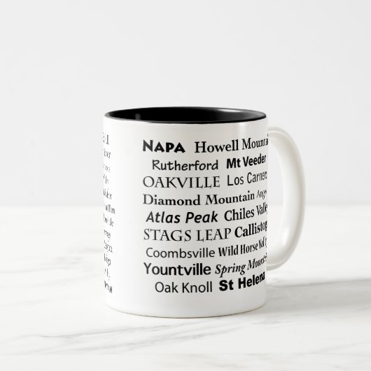 Napa & Sonoma Tasse (VorderseiteRechts)