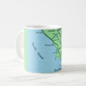 Napa Sonoma Wine Landkarte Tasse (Vorderseite Links)