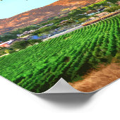 Napa Tal California Weinberg Vintag Poster (Ecke)