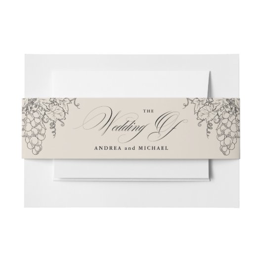 Napa Tal Kalifornien Weinroute Mendrisiotto Einladungsbanderole (Vorderseite Beispiel)