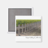 Napa Valle California Weinberg Magnet (Vorderseite/Rückseite)