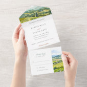 Napa Valley All-in-One-Tear-Away-UAWG All In One Einladung (Abreißen)