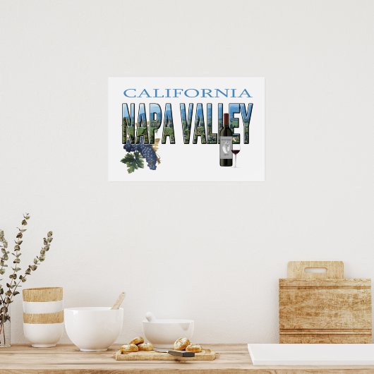 Napa Valley, CA Poster (Küche)