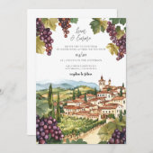 Napa Valley California Einladung (Vorne/Hinten)