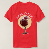 Napa Valley California Wein T-Shirt (Design vorne)