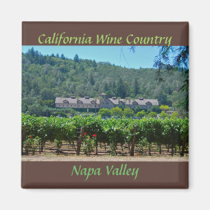 Napa Valley California Weinland Magnet