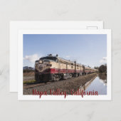 Napa Valley California Weinroute Mendrisiotto Einladungspostkarte (Vorne/Hinten)