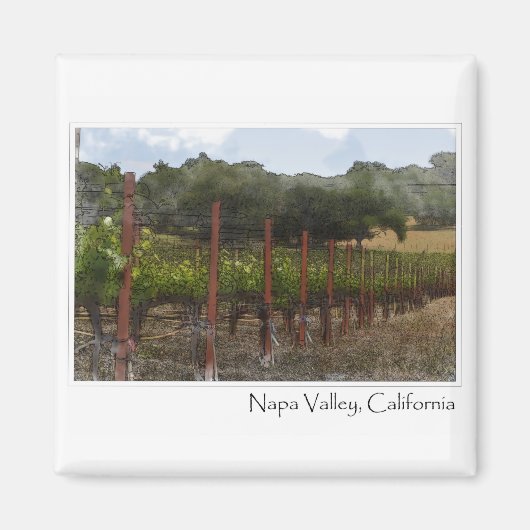 Napa Valley California Weinroute Mendrisiotto Magnet (Vorne)
