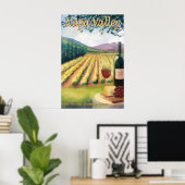 Napa Valley, California Wine Country Travel Poster (Heimbüro)