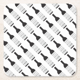 Napa Valley Cities Weinflaschen Party Rechteckiger Pappuntersetzer