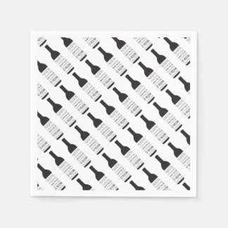 Napa Valley Cities Weinflaschen Party Serviette