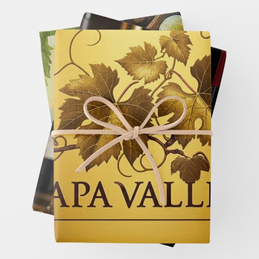 Napa Valley Classic Geschenkpapier Set (Beispiel)