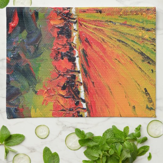 Napa Valley durch Lisa Elley Handtuch (Gefaltet)