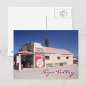 Napa Valley grocery Postkarte (Vorne/Hinten)