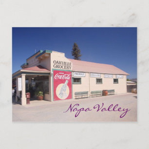 Napa Valley grocery Postkarte