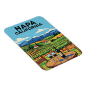 Napa Valley Kalifornien Magnet (Rechte Seite)