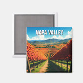 Napa Valley Kalifornien Magnet (Vorderseite/Rückseite)