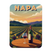 Napa Valley Kalifornien Magnet (Vertikal)