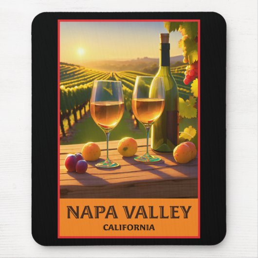 Napa Valley Kalifornien Mousepad (Vorne)