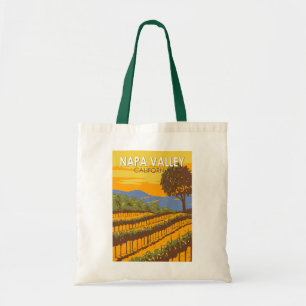 Napa Valley Kalifornien Reise Kunst Vintage Tragetasche