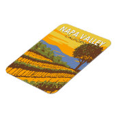 Napa Valley Kalifornien Reisen Vintag Magnet (Linke Seite)
