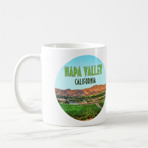 Napa Valley Kalifornien Weinberg Vintage Kaffeetasse