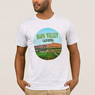 Napa Valley Kalifornien Weinberg Vintage T-Shirt