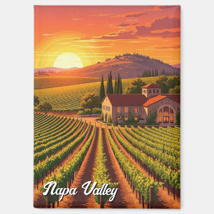 Napa Valley Kalifornien Weinberg Winzerei Magnet