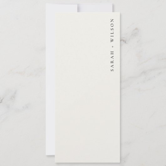 Napa Valley Landschaft Landschaft Hochzeitsmenü Ka Einladung (Rückseite)