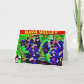 Napa Valley Note Card<Blank Inside> Dankeskarte (Vorderseite)