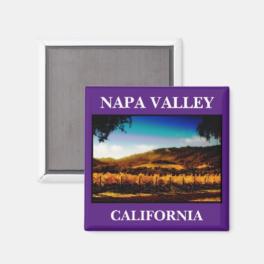Napa Valley Pictueresque Kitchen Magnet (Vorderseite/Rückseite)