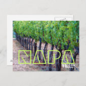 Napa Valley Postcard (Wein) Postkarte (Vorne/Hinten)