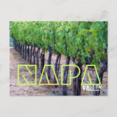 Napa Valley Postcard (Wein) Postkarte (Vorderseite)