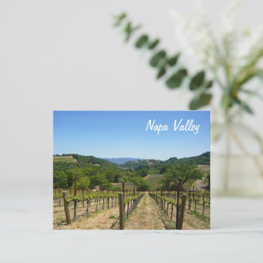 Napa Valley Postkarte (Stehend Vorderseite)