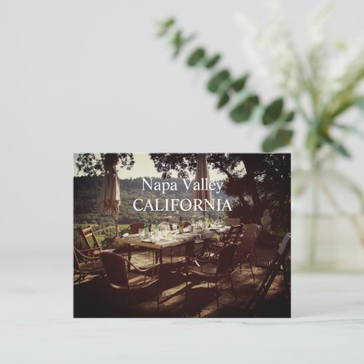 Napa Valley Postkarte (Stehend Vorderseite)