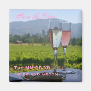 Napa Valley Save the Date! Magnet
