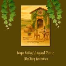 Napa Valley Vineyard Rustikale Hochzeit in Urlaubs