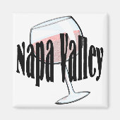 Napa Valley Wein Magnet (Vorne)
